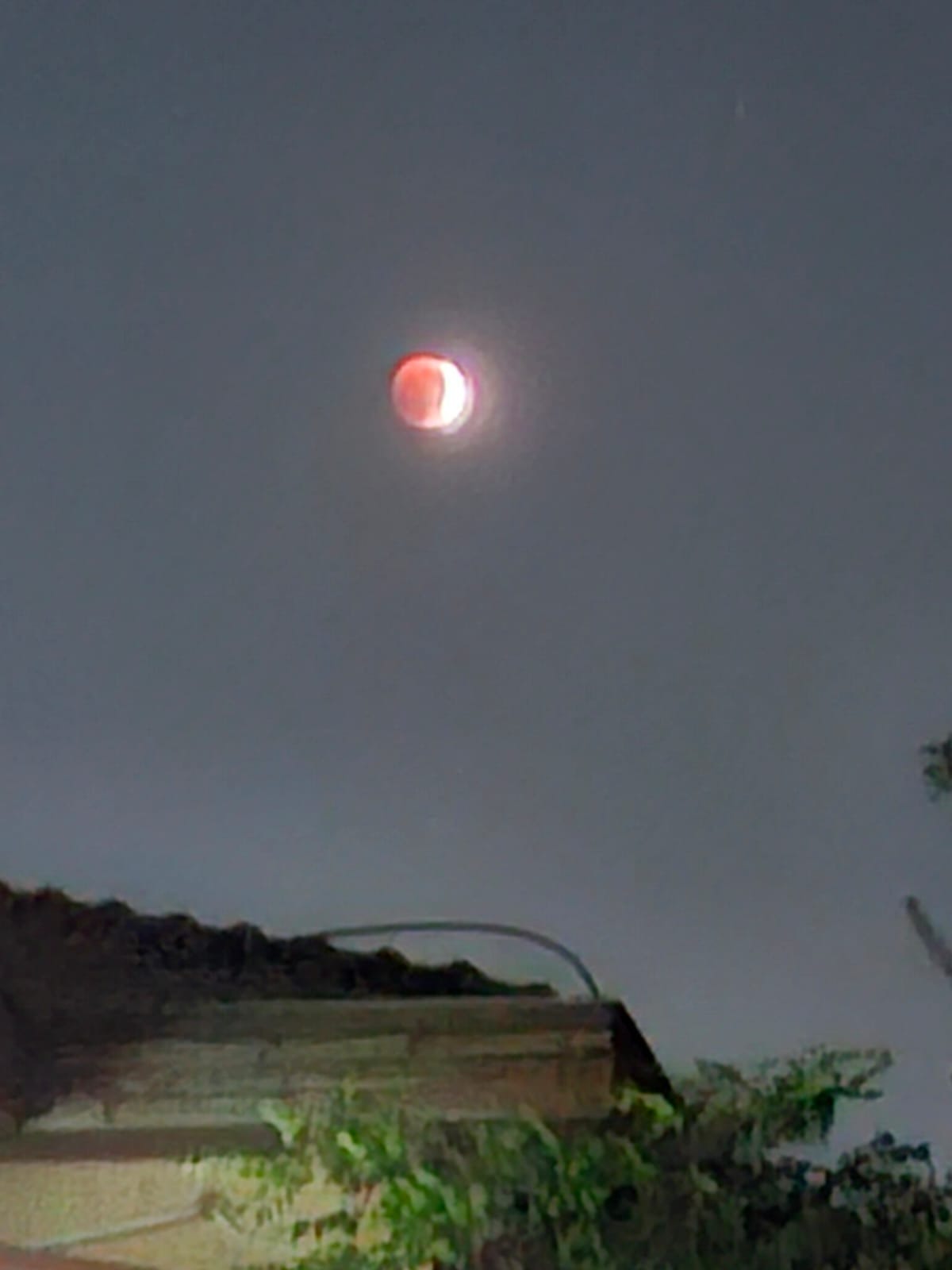 ליקוי הלבנה שנצפה מאלקנה