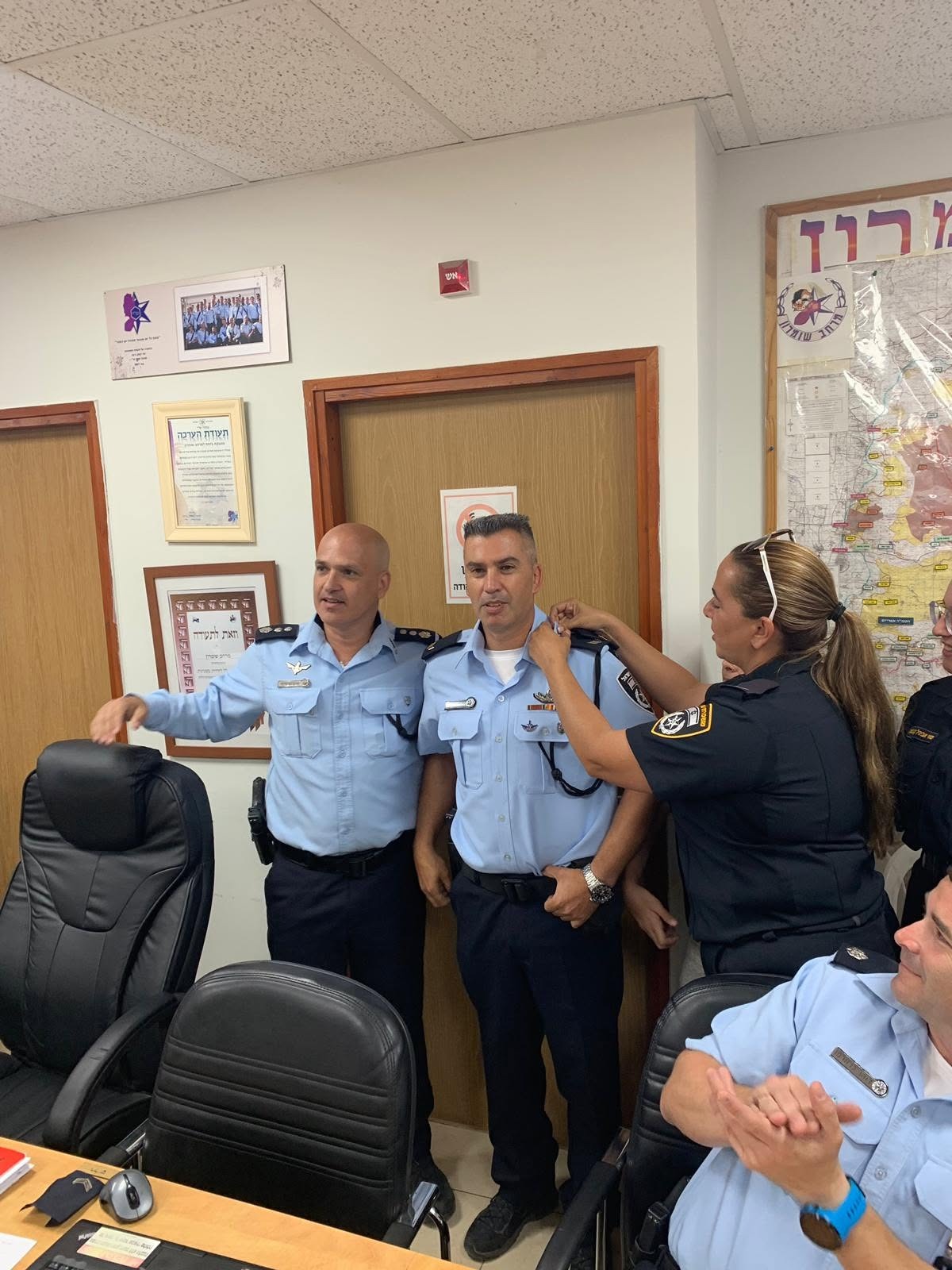 מוטי קבסה מקבל דרגה 07/07/2019