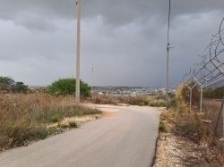 כביש הביטחון  - העיקול בפינה הצפון-מערבית