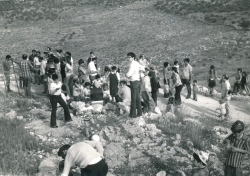 טיול גרעין מערב השומרון למסחה, לפני הקמת הישוב. צילם: עקיבא איזנברג [באדיבות רחל ועקיבא איזנברג, תשפ"ה 2025]