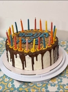 חנוכה שמח - הנרות אכילים, עשויים משוקולד