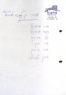 רשימת מדריכי הקיטנה (31/07/1979)