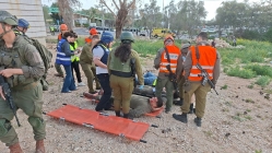 תרגיל חירום יישובי בשעות אחה"צ (15/03/2026) צילום: דורון רדי