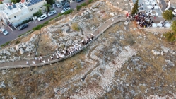 חתונת נעה (צוברי) ומתן קלנר (צילומי רחפן: אליאור יאמין)