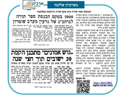 גל 1269 - הכנסת ספר תורה