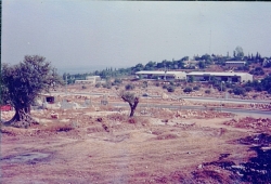 אזור הכניסה לגורן מכיוון צפון