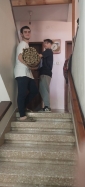 תודה רבה מעומק הלב לבחורים הנפלאים איתי יקיר אליה מלכה איתן בן שמעון אבישי בן יוסף רועי אולם מנדי הורוביץ עבדו במרץ ובשמחה למרות החום..יישר כח לכל העוסקים במיזם המבורך לישיבת ימה   ולרוחי היקרה שמנצחת על הכל בטוב טעם...תיזכו למצוות בברכת שנה טובה ומבורכת שנה של עשיה ועזרה לזולת כתיבה וחתימה טובה